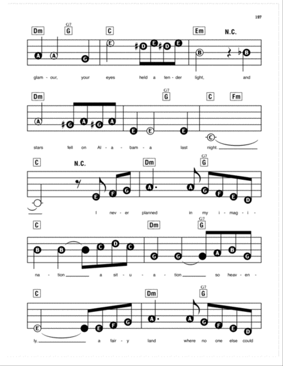 Stars Fell On Alabama Electronic Keyboard scores gallery preview page 2