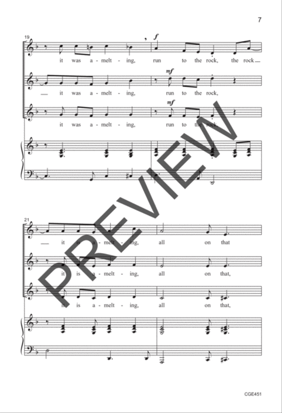 Oh, Sinner Man (SSA) SSA scores gallery preview page 6