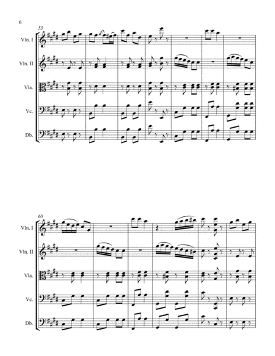 The Champagne Polka The Champagne Polka String Orchestra scores gallery preview page 6