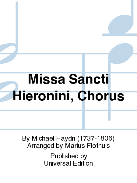 Missa Sancti Hieronini, Chorus