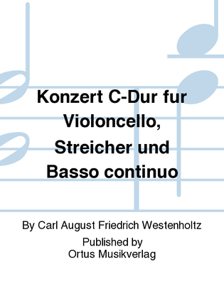Konzert C-Dur fur Violoncello, Streicher und Basso continuo