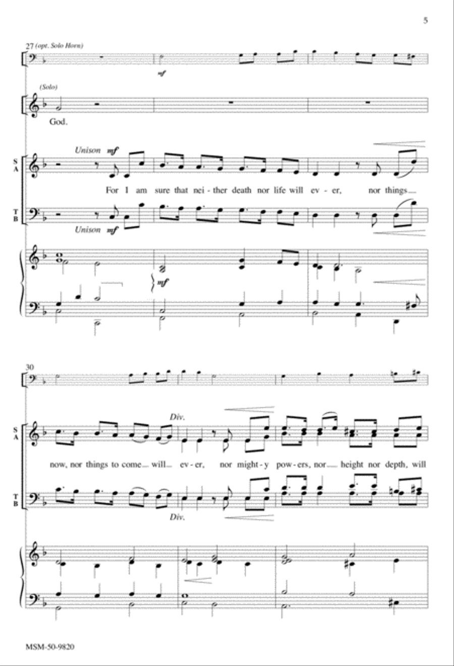 Neither Death nor Life 4-Part scores gallery preview page 5