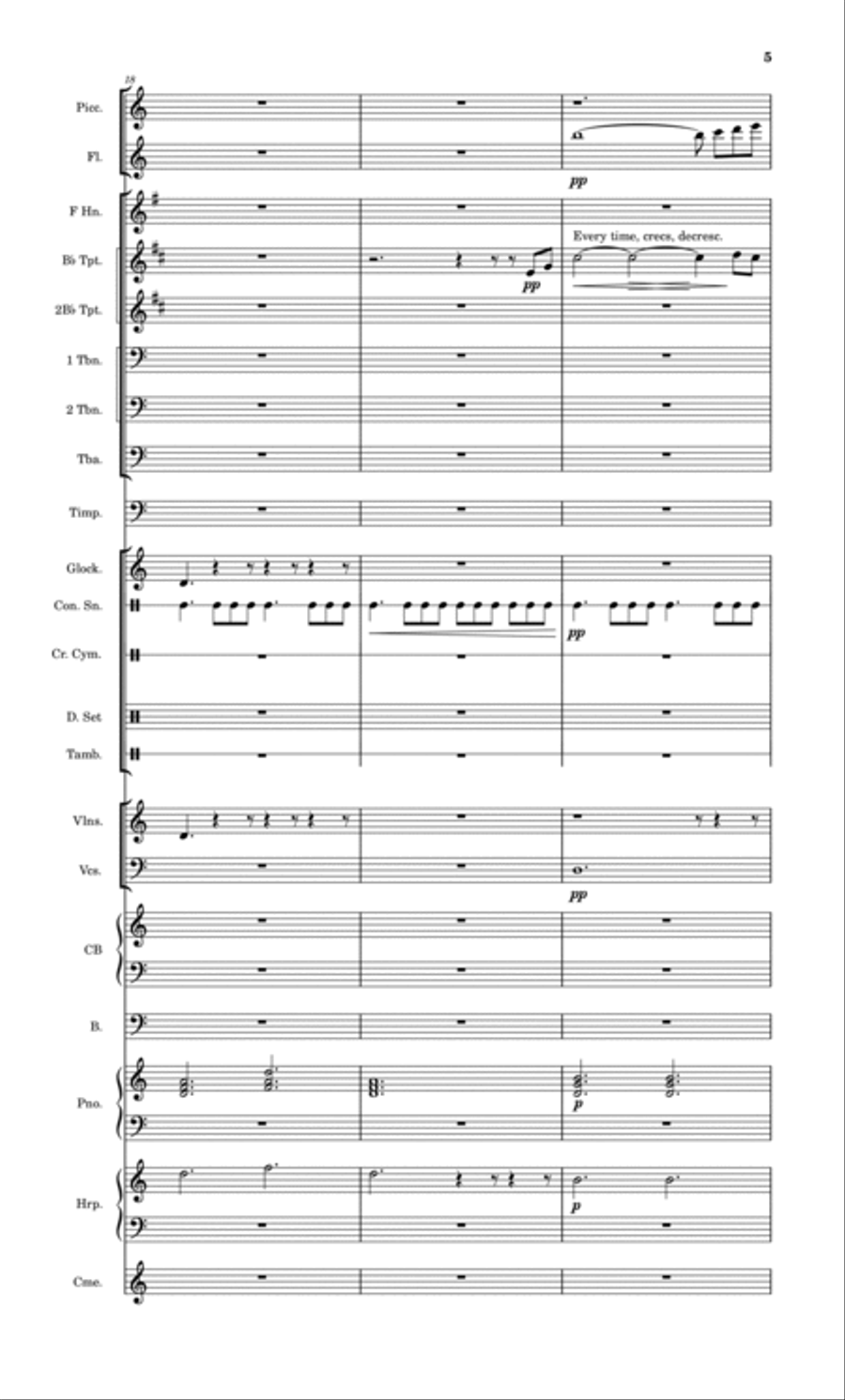 The Dragon Race The Dragon Race Full Orchestra scores gallery preview page 5