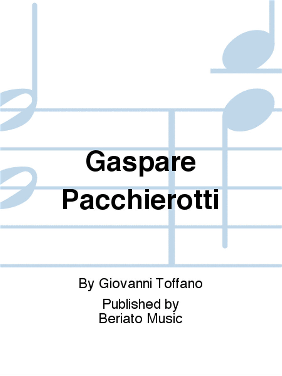 Gaspare Pacchierotti School and Community scores gallery preview page 1