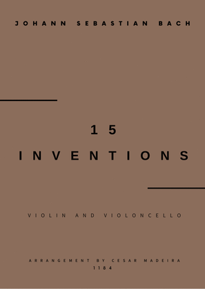 15 Inventions - Violin and Cello (Full Score)
