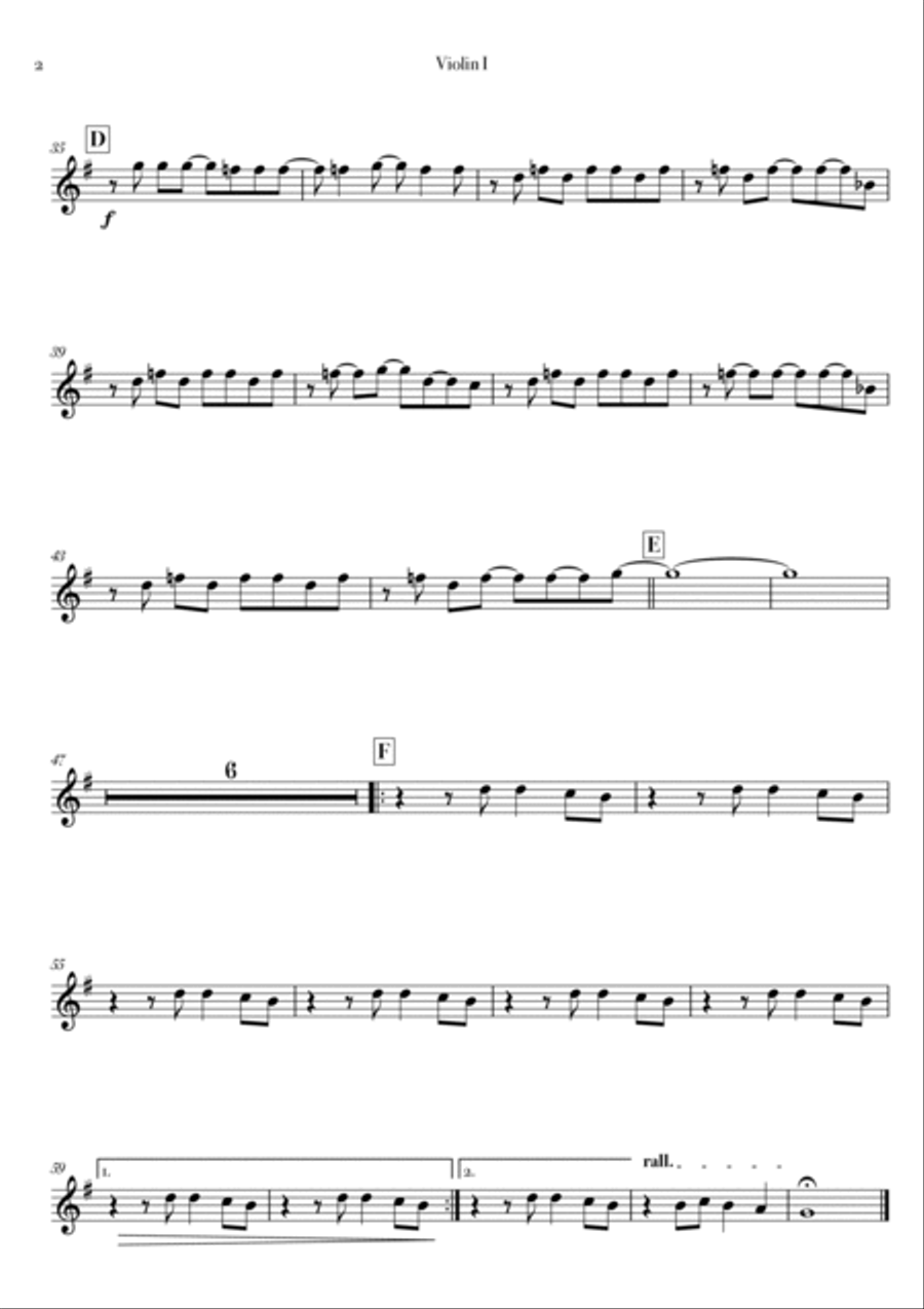 Every Breath You Take String Quartet scores gallery preview page 2