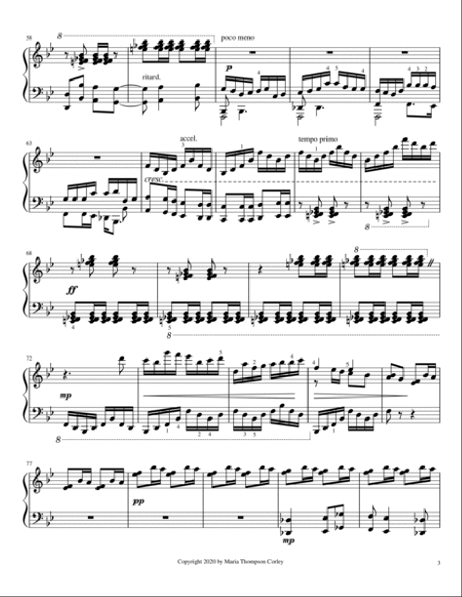 Willful Ignorance Piano Solo scores gallery preview page 3