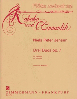 Book cover for Three Duets Op. 7