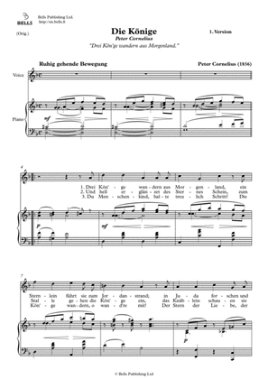 Die Konige (1. version) (Original key. F Major)