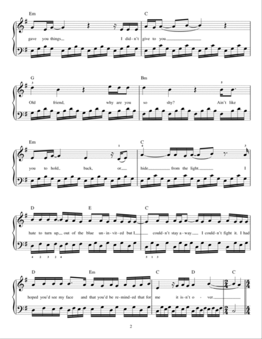 Someone Like You Someone Like You Voice scores gallery preview page 2