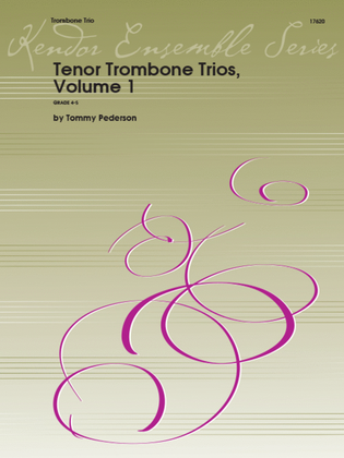 Book cover for Tenor Trombone Trios, Volume 1