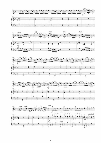 Vivaldi - Violin Concerto No.10 in B flat RV 362 (La caccia) Op.8 for Violin and Piano image number null