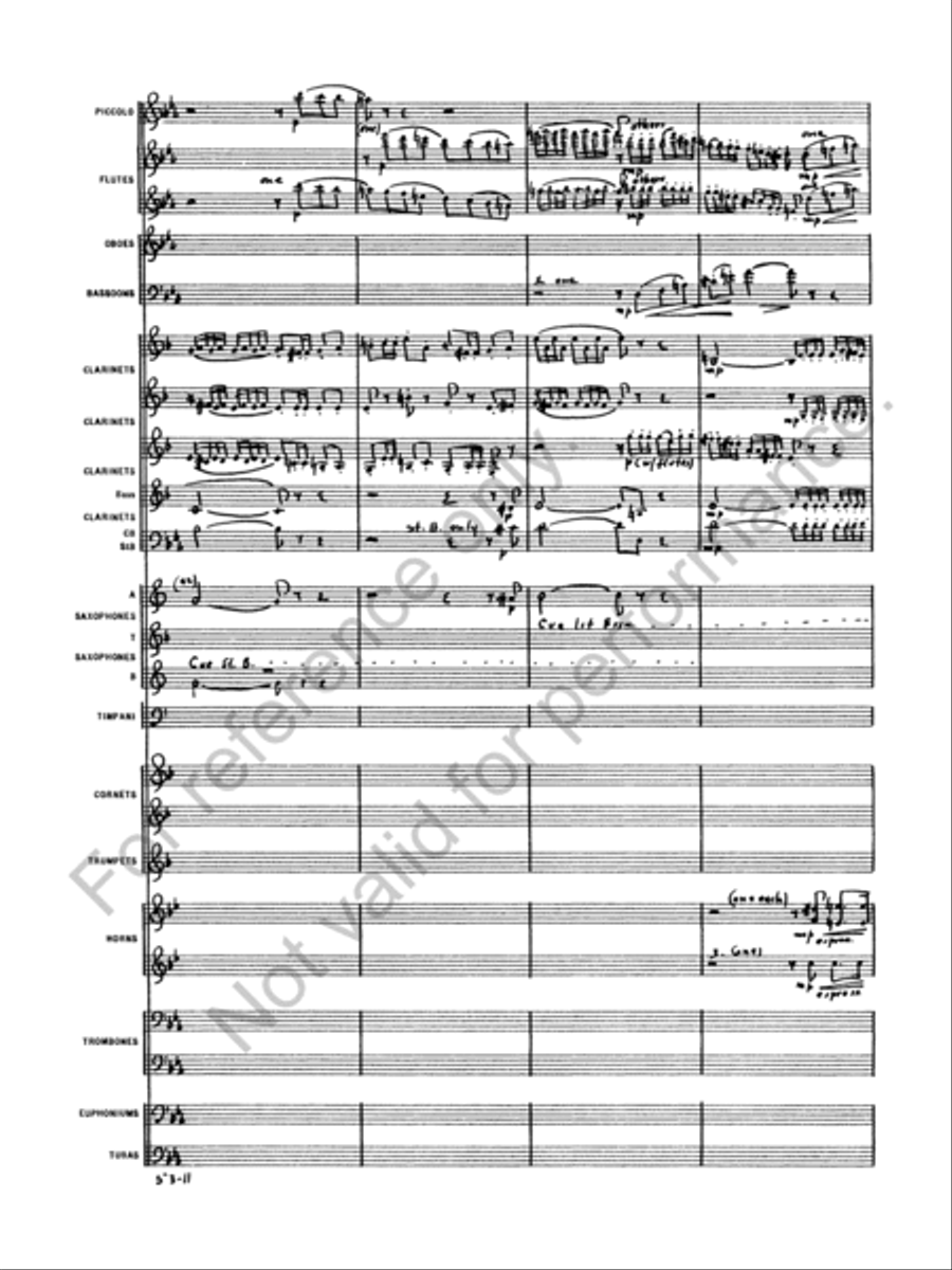 Symphony No. 6 Concert Band scores gallery preview page 13