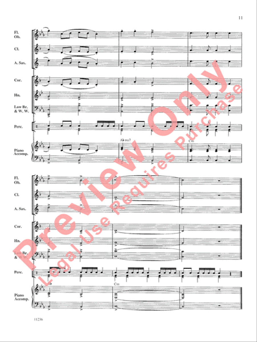 Northridge Overture Concert Band scores gallery preview page 12