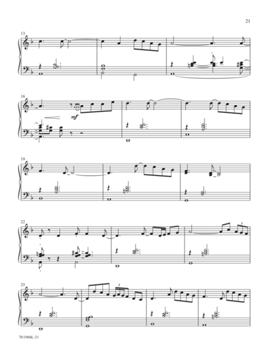 Mark Hayes: Spirituals for Organ Organ Solo scores gallery preview page 11