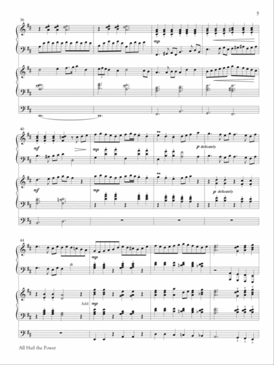 Festive Hymn Settings for Piano and Organ (2 books needed) Organ scores gallery preview page 6