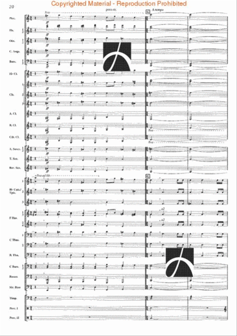 Homage Concert Band scores gallery preview page 19