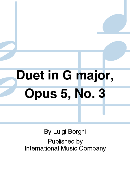 Duet in G major, Op. 5 No. 3 (FEINLAND)