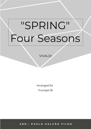 Book cover for SPRING - FOUR SEASONS – TRUMPET SOLO