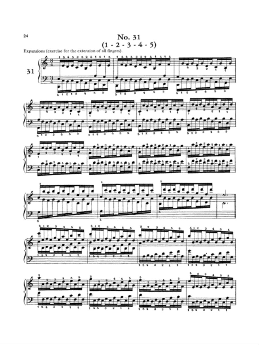 Hanon: The Virtuoso Pianist (Volume II) Piano Solo scores gallery preview page 1
