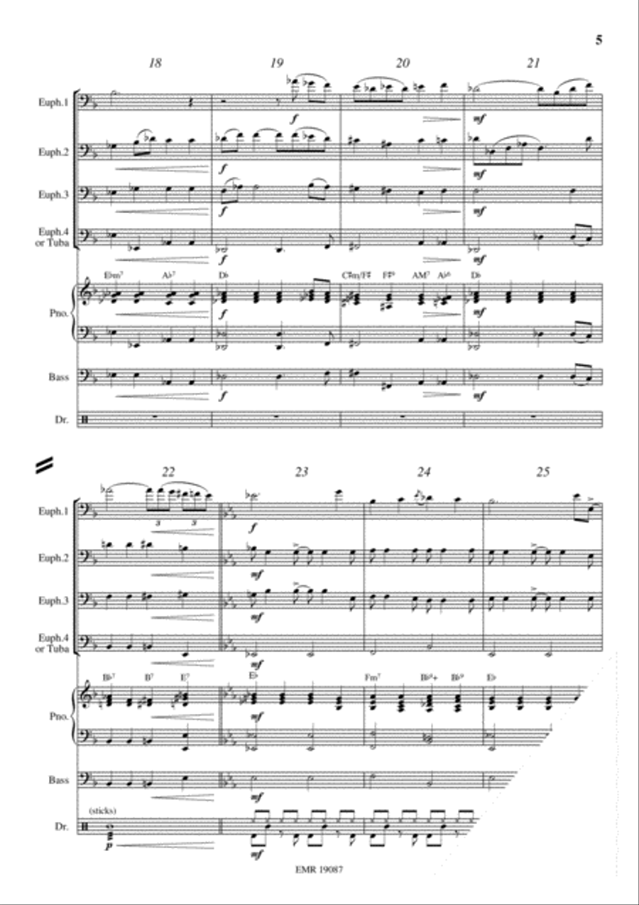Bess, You Is My Woman Now Euphonium Quartet scores gallery preview page 5