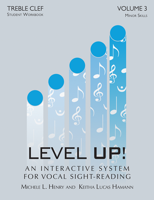 Book cover for Level Up - Vol. 3: Treble Clef (Student Workbook)