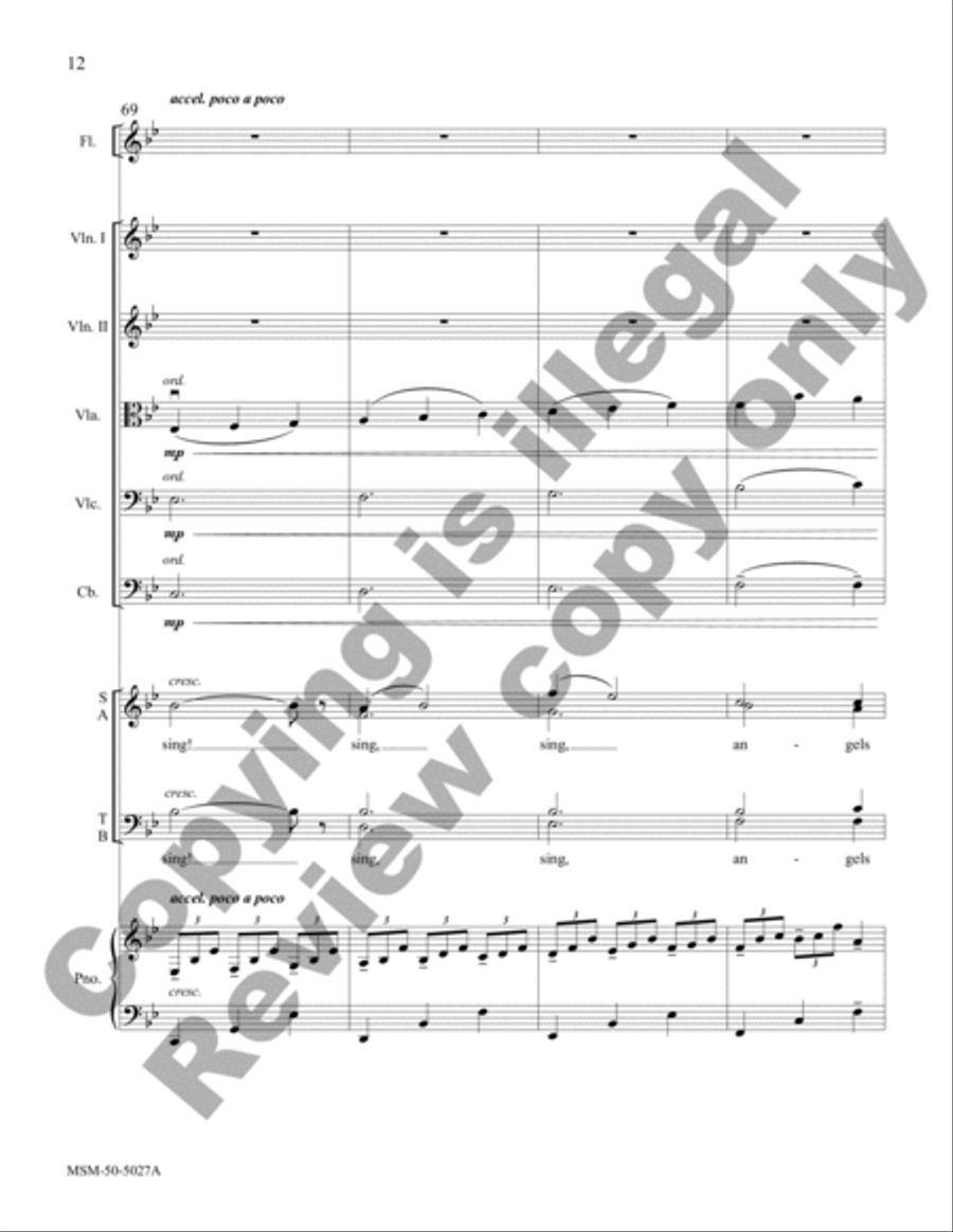It Came Upon the Midnight Clear (Chamber Orchestra Score) It Came Upon the Midnight Clear (Chamber Orchestra Score) Choir scores gallery preview page 7