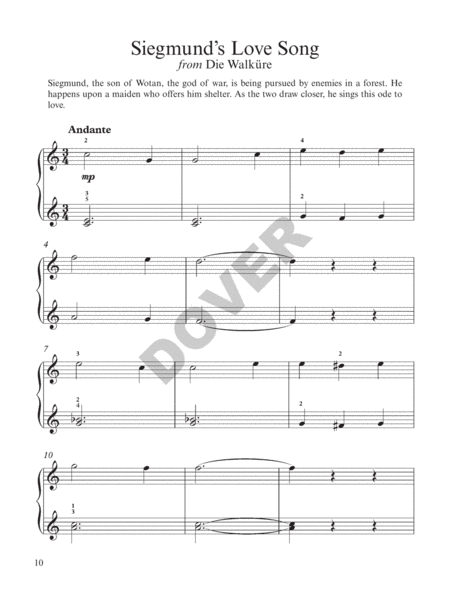 A First Book of Wagner -- For The Beginning Pianist with Downloadable MP3s