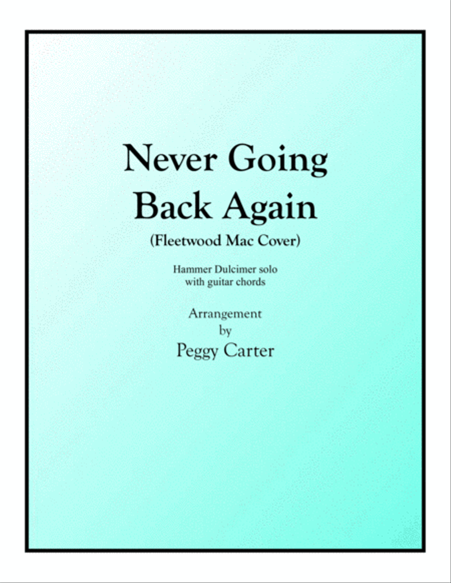 Never Going Back Again Small Ensemble scores gallery preview page 1