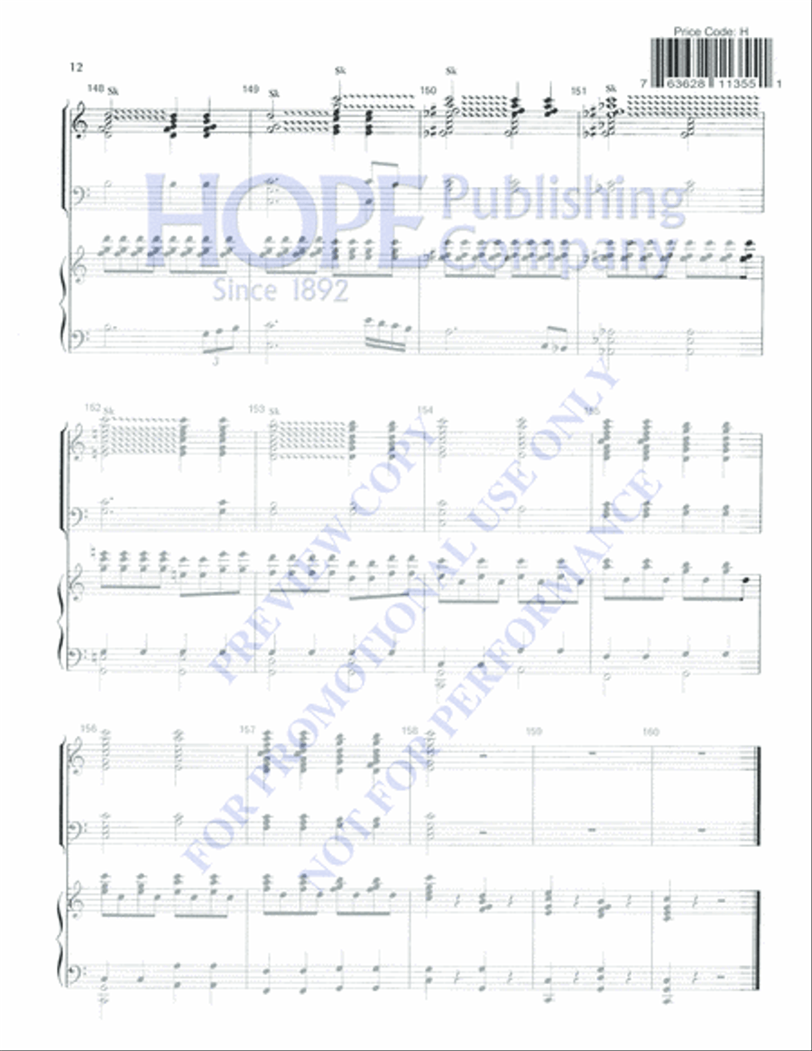 The Heavens Are Telling 3-Octaves scores gallery preview page 12