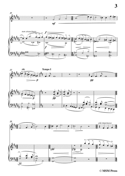 Mahler-Um Mitternacht, for Flute and Piano image number null