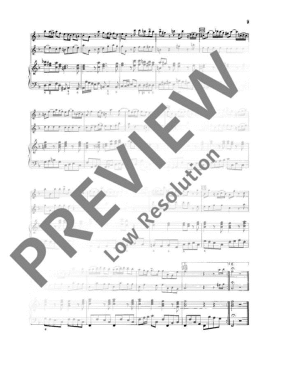 Twelve Sonatas Alto Recorder scores gallery preview page 10