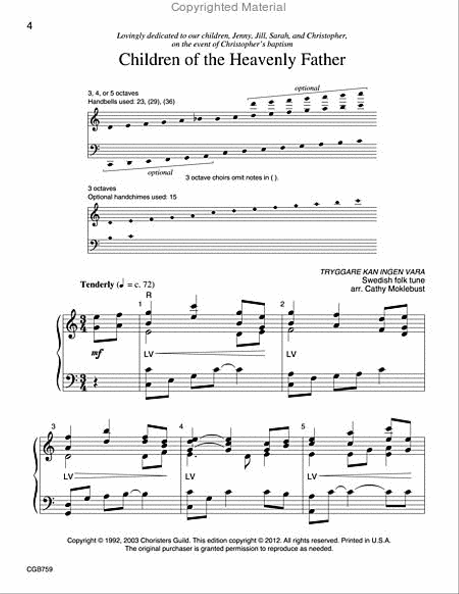 Ring Around the Year (3, 4, or 5 octaves) 5-Octaves scores gallery preview page 4