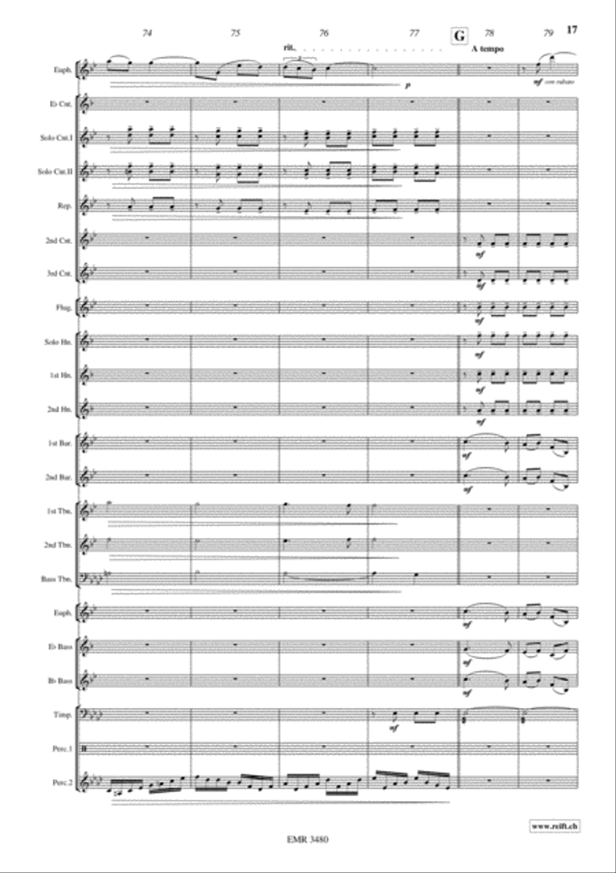 Devil's Concertino Devil's Concertino Brass Band scores gallery preview page 18