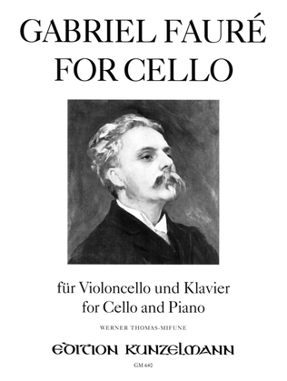Book cover for Fauré for cello