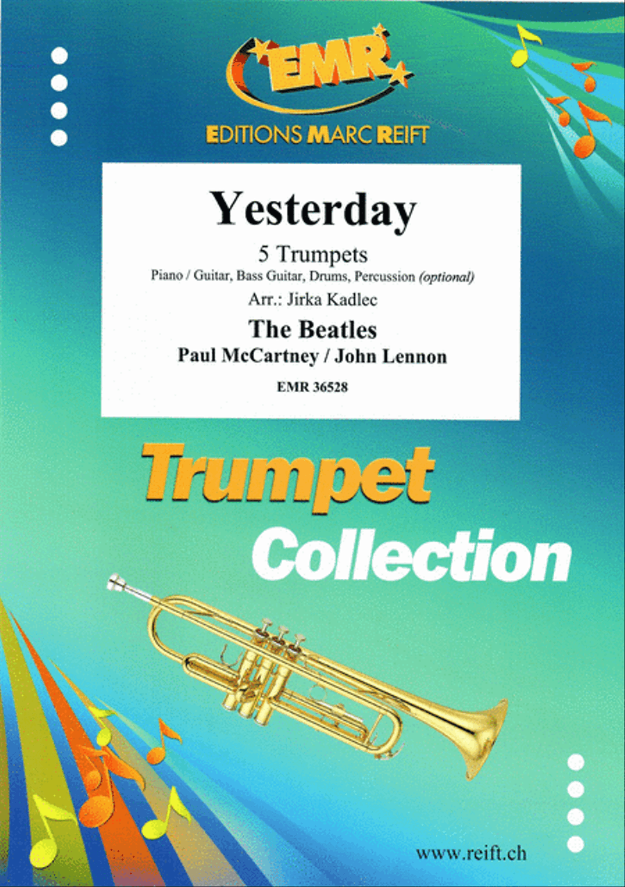 Yesterday Trumpet scores gallery preview page 1