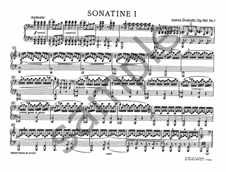 Jugendfreuden -- 6 Sonatinas for Piano Duet Op. 163