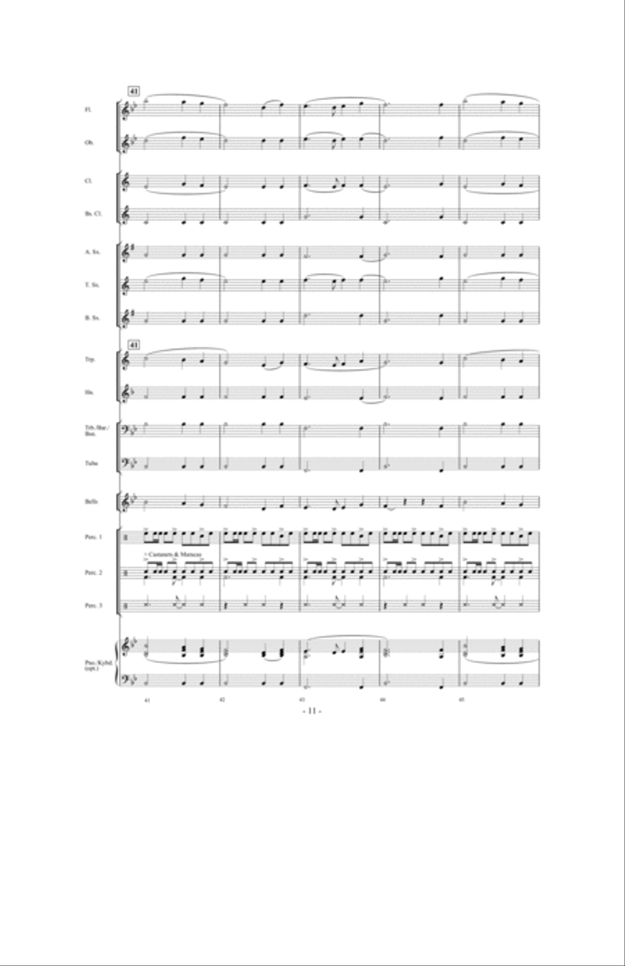 Mi Casa Es Su Casa Mi Casa Es Su Casa Concert Band scores gallery preview page 10