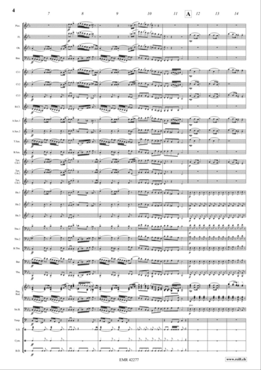 Kriegsmarsch Concert Band scores gallery preview page 4