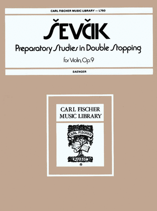 Book cover for Preparatory Studies in Double Stopping