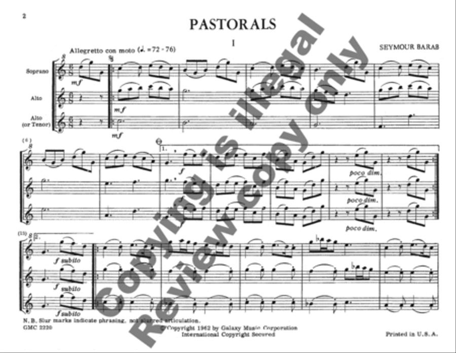 Pastorals SAT scores gallery preview page 3