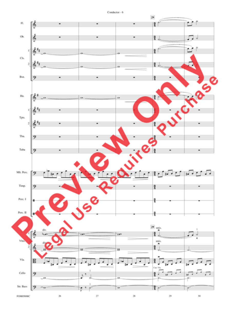 Battle of the Heroes (from Star Wars: Episode III Revenge of the Sith) Full Orchestra scores gallery preview page 36