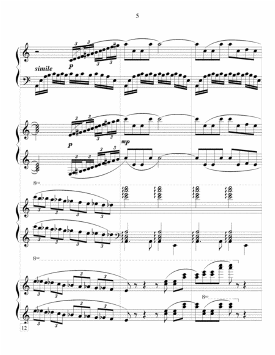 Love Story Piano Quartet scores gallery preview page 6