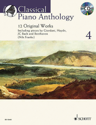 Book cover for Classical Piano Anthology - Volume 4