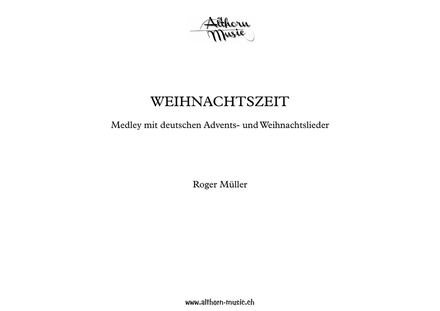 Christmas Time (Weihnachtszeit) - for Brass Choir Chamber Music scores gallery preview page 2