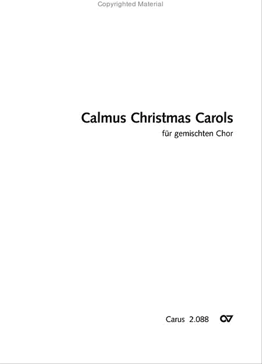 Calmus Christmas Carols Choir scores gallery preview page 2