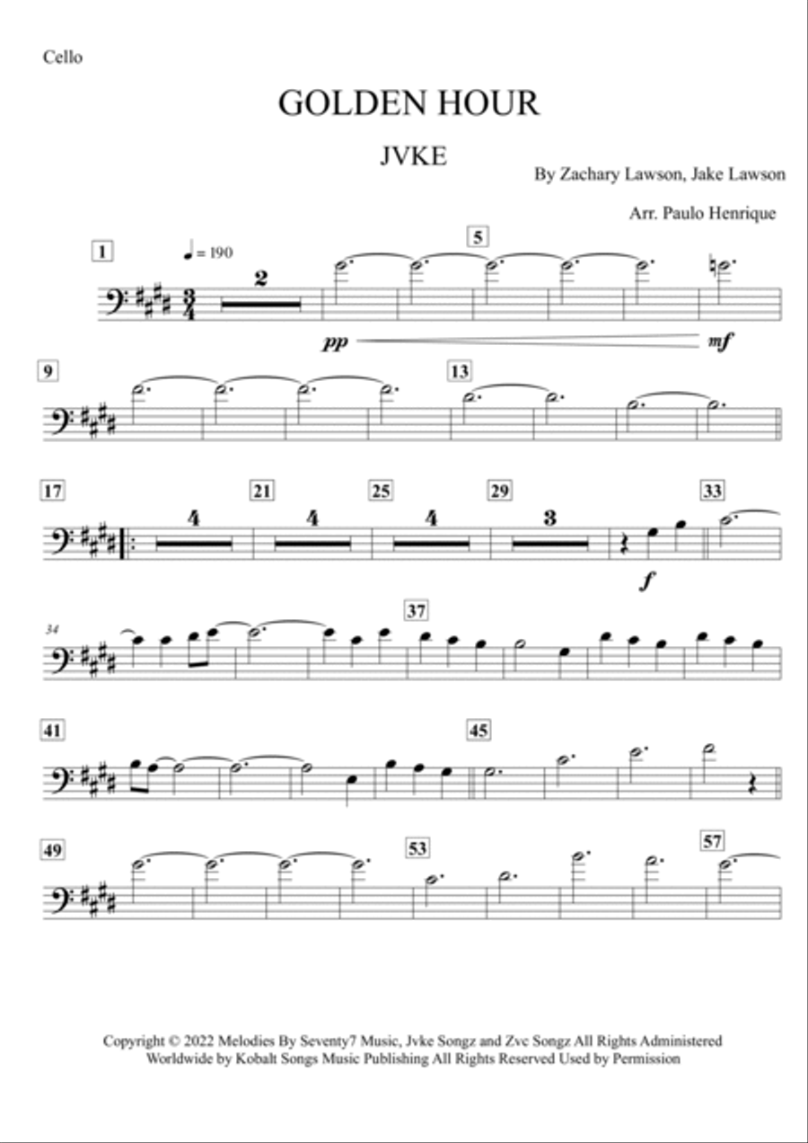 Golden Hour Golden Hour Piano scores gallery preview page 5