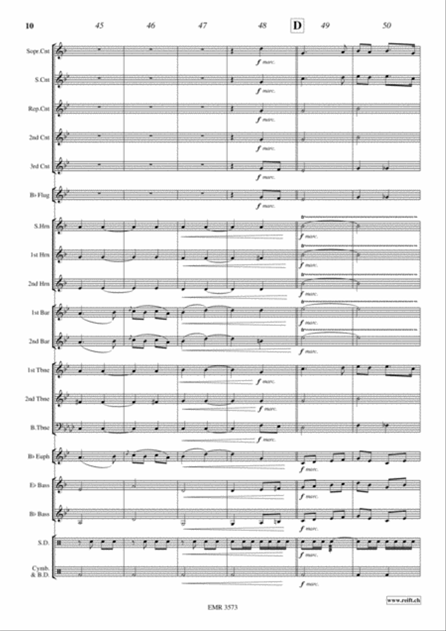 Walking with God Brass Band scores gallery preview page 11