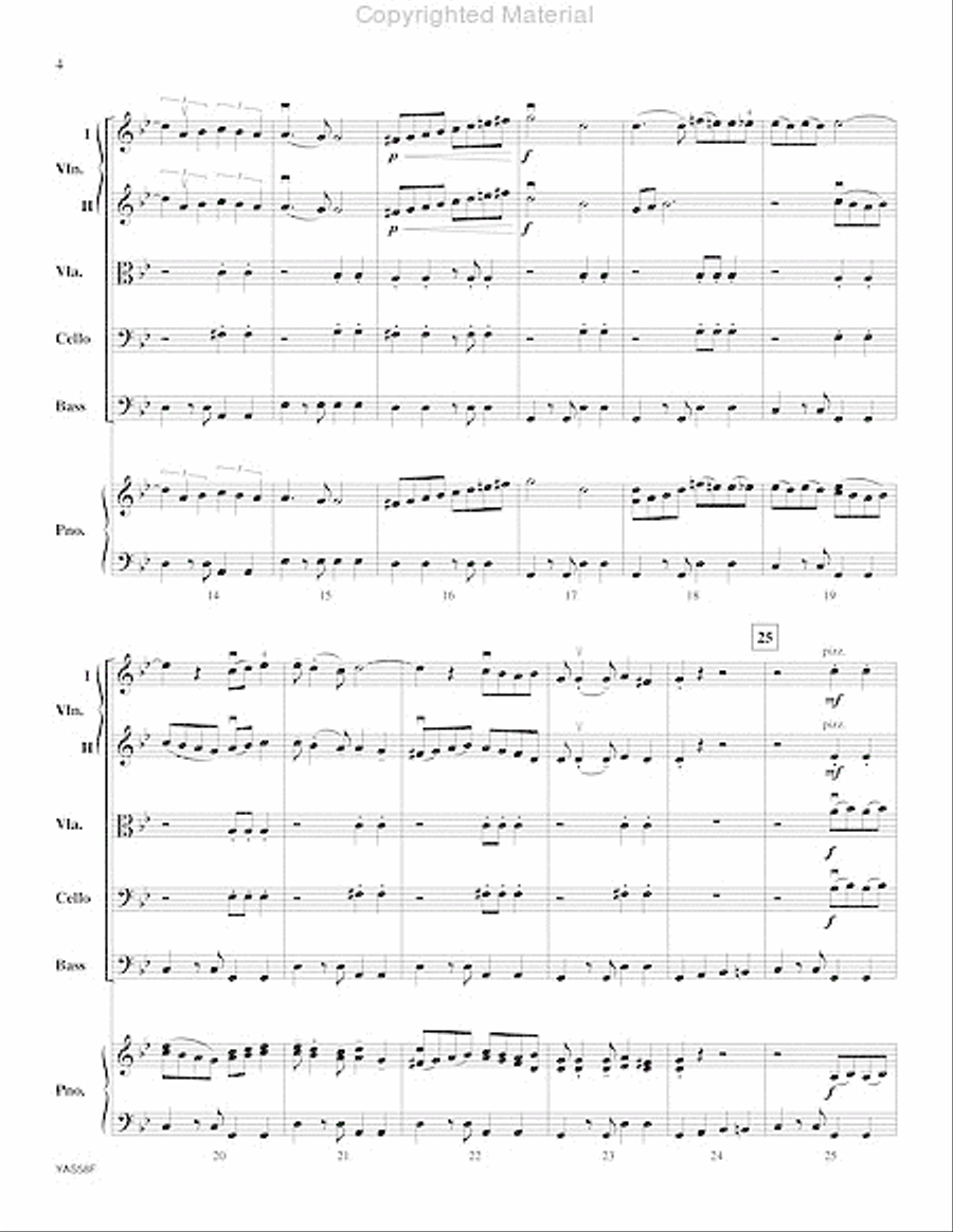 Tango Espressivo String Orchestra scores gallery preview page 5