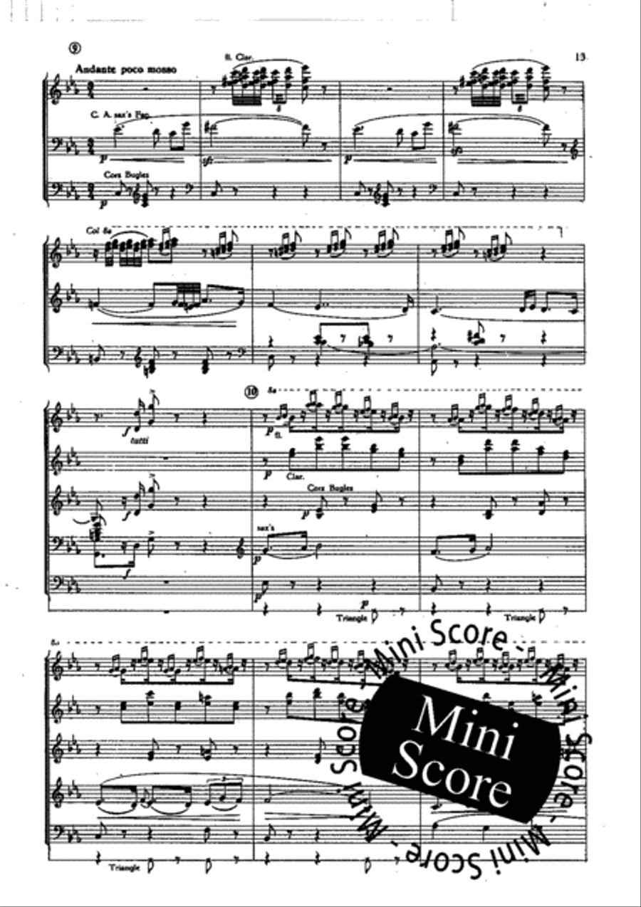 Ballet Des Heures Fanfare Band scores gallery preview page 15